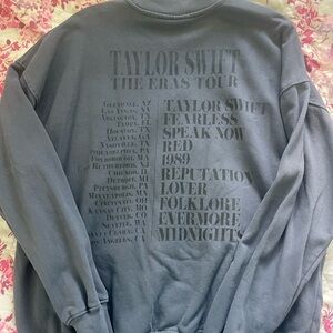 COPY - Taylor Swift Eras Tour Blue Crewneck
